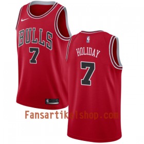 NBA Chicago Bulls Trikot Justin Holiday 7 Nike 2017-18 Rot Swingman - Herren